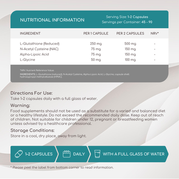 L-Glutathione | 90 Cap (uk)