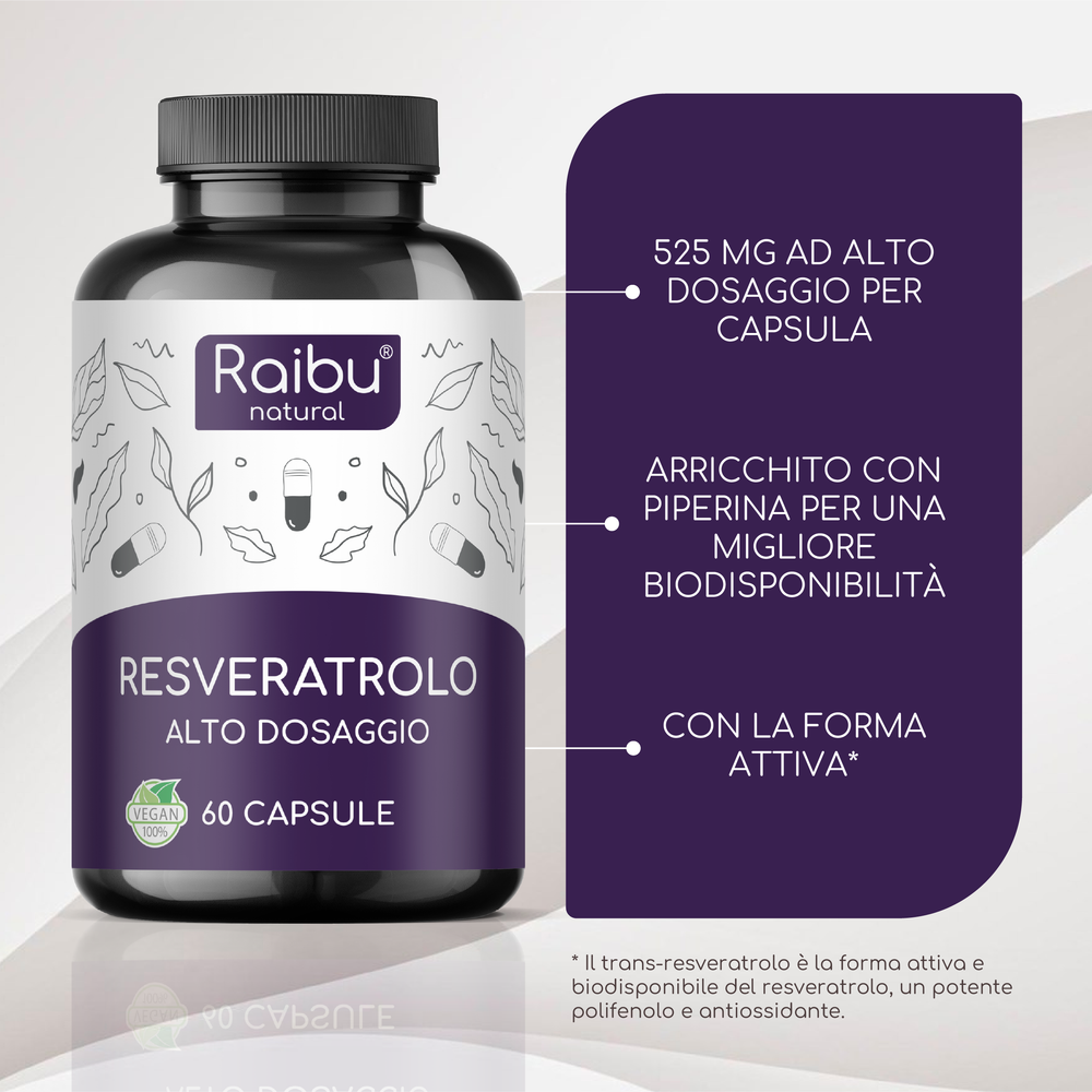 Resveratrol | 60 cápsulas