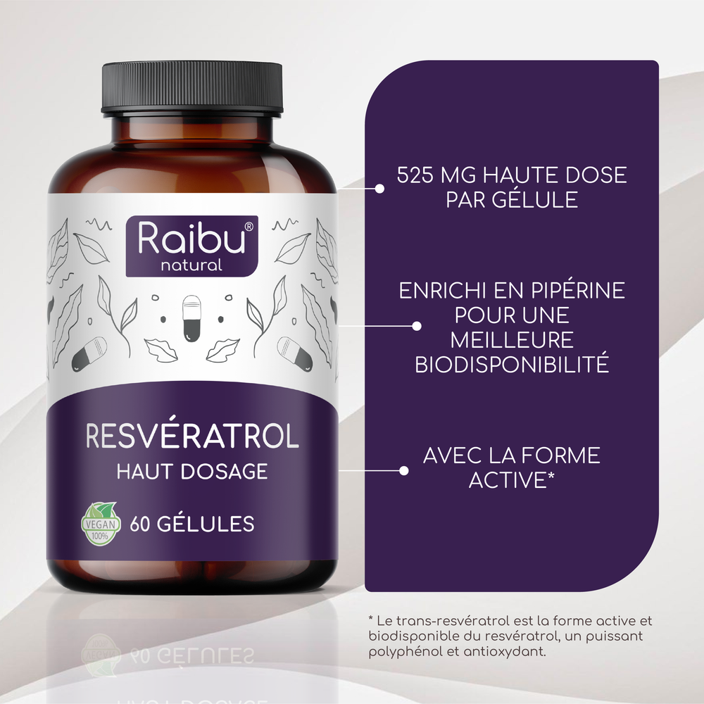 Resveratrol | 60 cápsulas