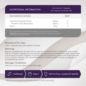 Resveratrol | 60 Cap (uk)