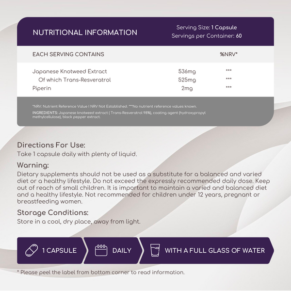 Resveratrol | 60 Cap (uk)