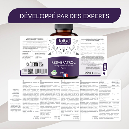 Resveratrol | 60 cápsulas