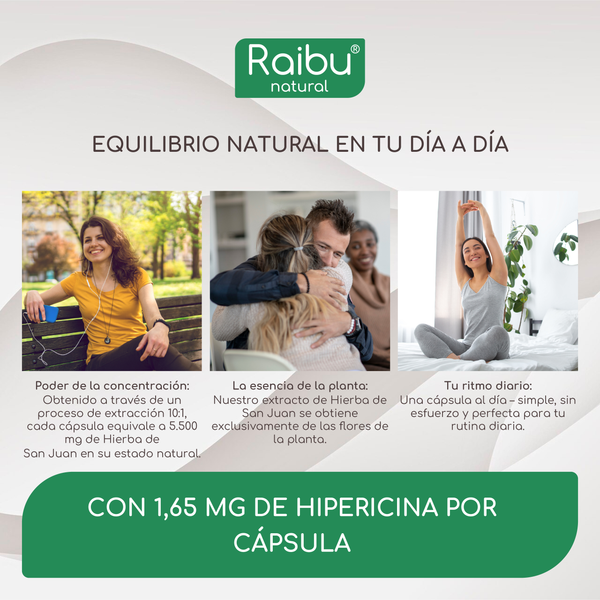 Hierba de San Juan | 180 cápsulas
