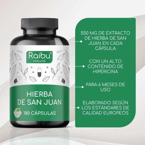 Hierba de San Juan | 180 cápsulas