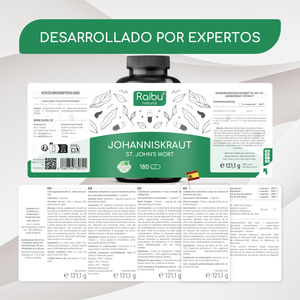 Hierba de San Juan | 180 cápsulas