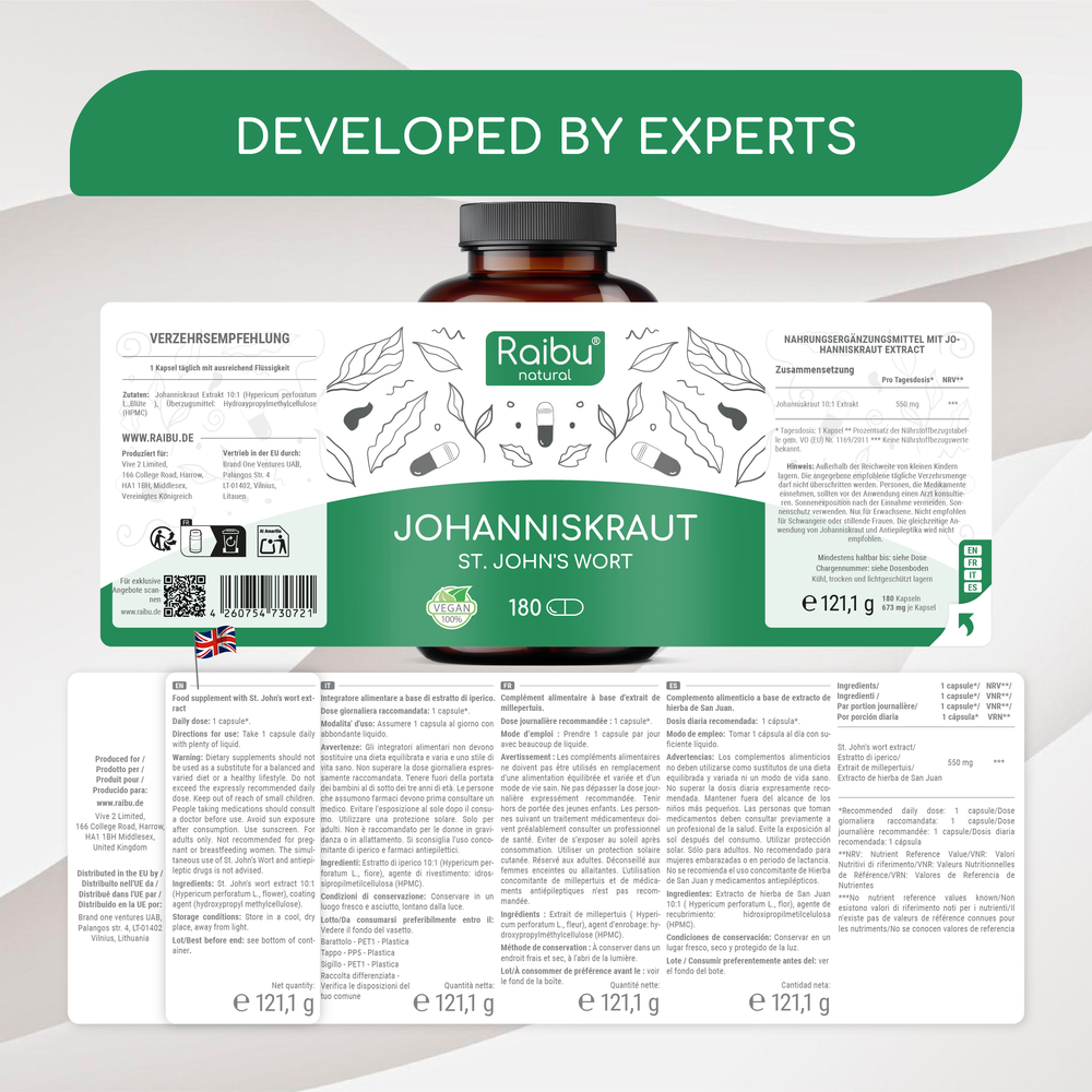 St. John's Wort | 180 Cap (uk)