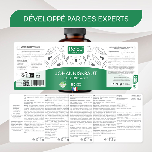 St. John's Wort | 180 Cap (fr)