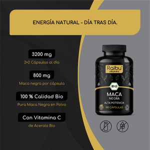 Black Maca | 180 Cap (es)