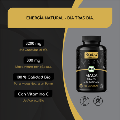 Black Maca | 180 Cap (es)