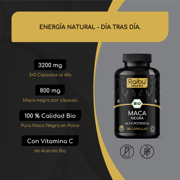 Black Maca | 180 Cap (es)