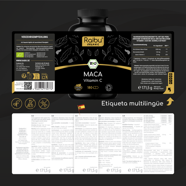 Black Maca | 180 Cap (es)