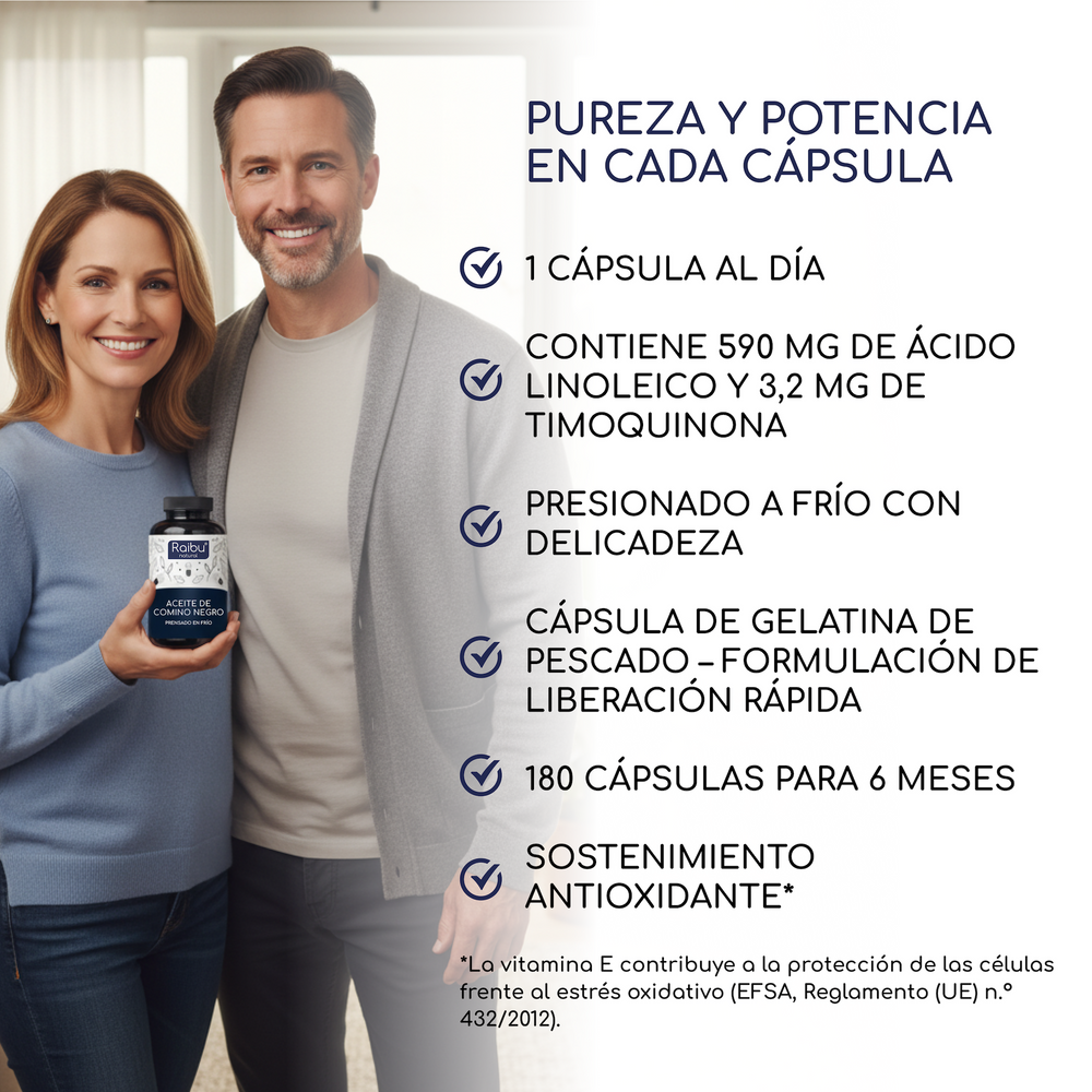 Aceite de comino negro | 180 cápsulas