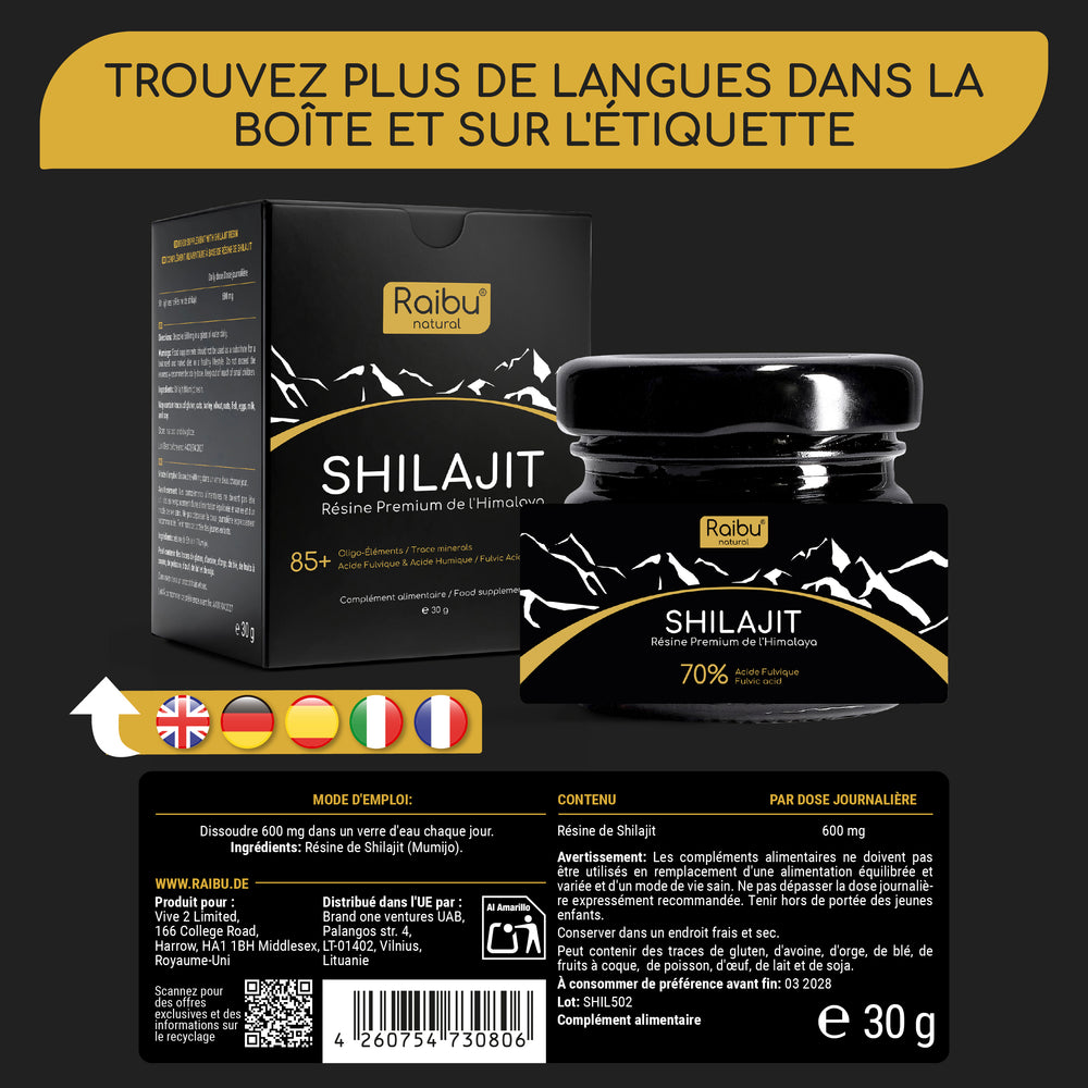 Shilajit | 50 serv (fr)