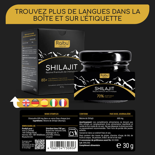 Shilajit | 50 serv (fr)