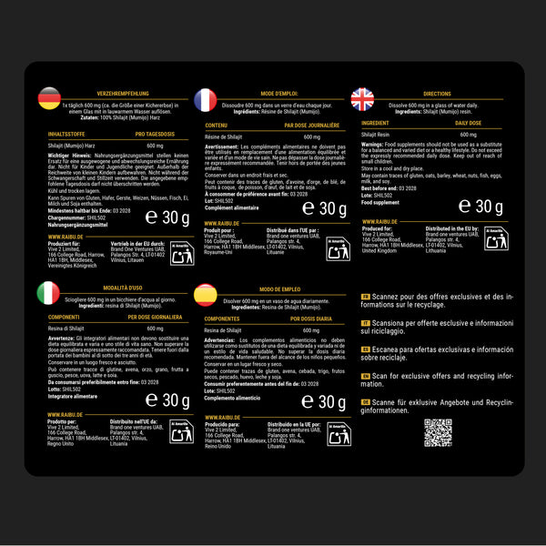 Shilajit | 50 serv (fr)
