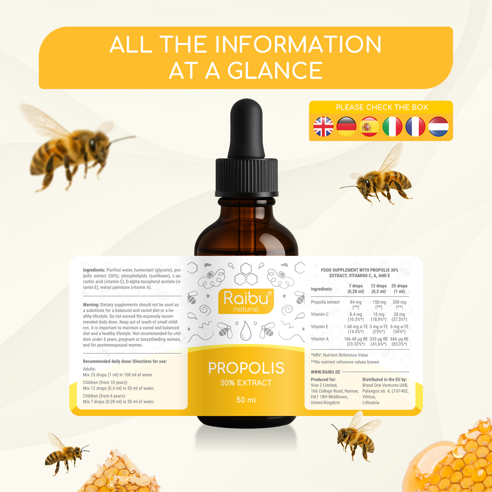 Propolis Drops |50 serv. (uk)