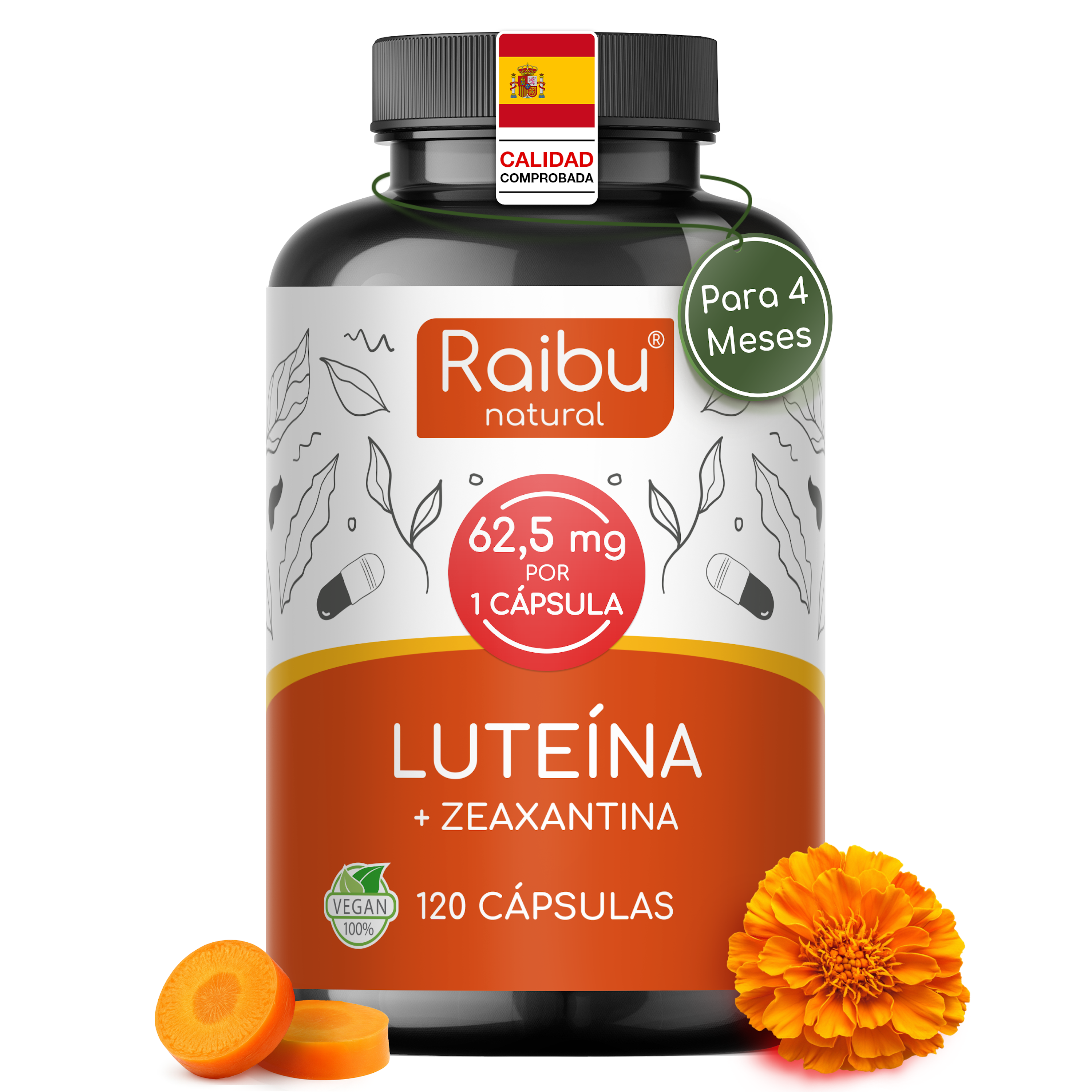 Luteína | 120 cápsulas