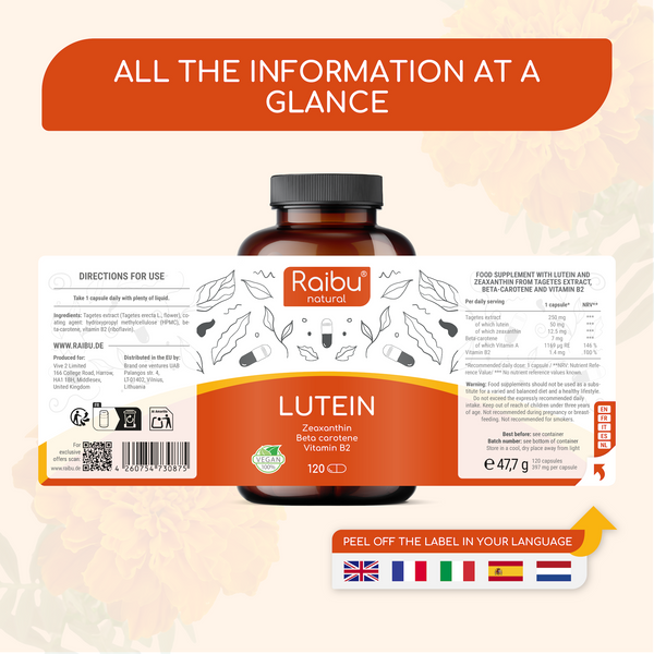 Lutein | 120 capsules (uk)