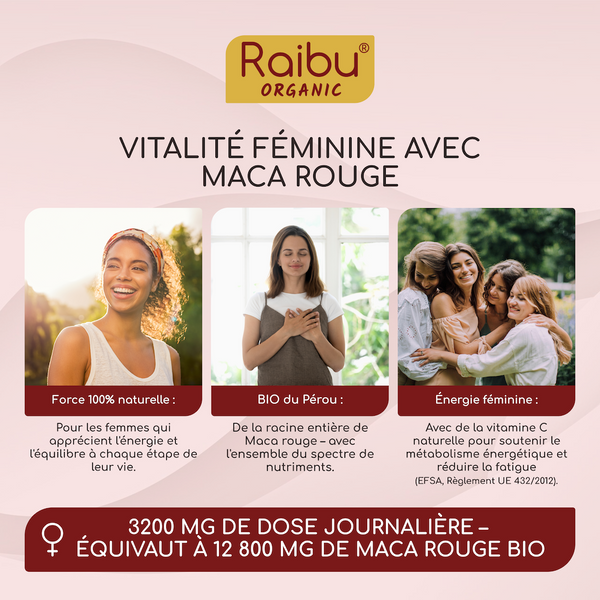 Maca noire | 180 gélules (UE)
