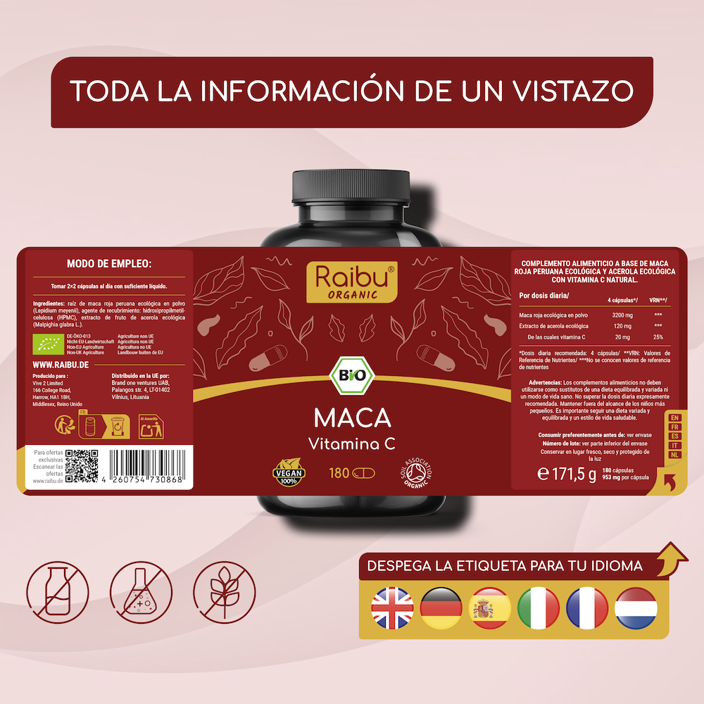 Red Maca | 180Cap (es)