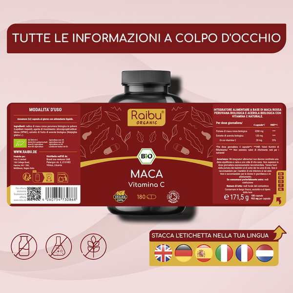 Red Maca | 180Cap (it)