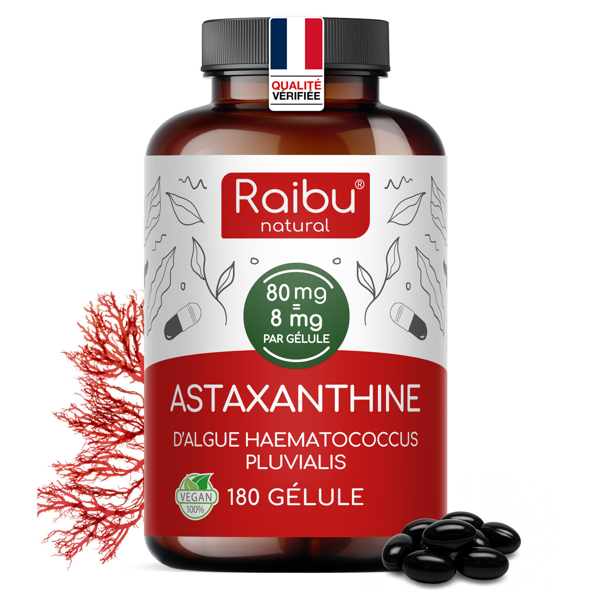 Astaxanthine | 180 gélules 