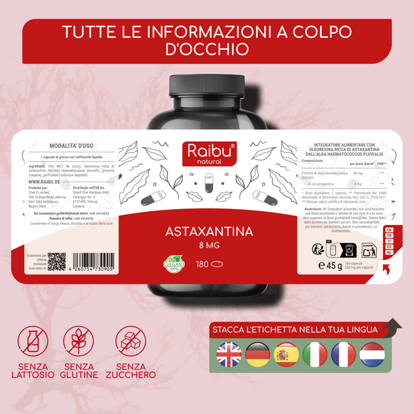 Astaxanthin | 180 Cap (it)