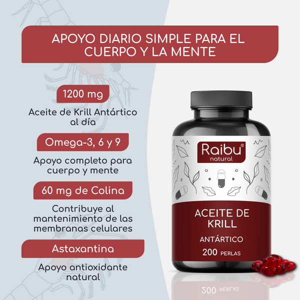 Aceite de krill | 200 cápsulas