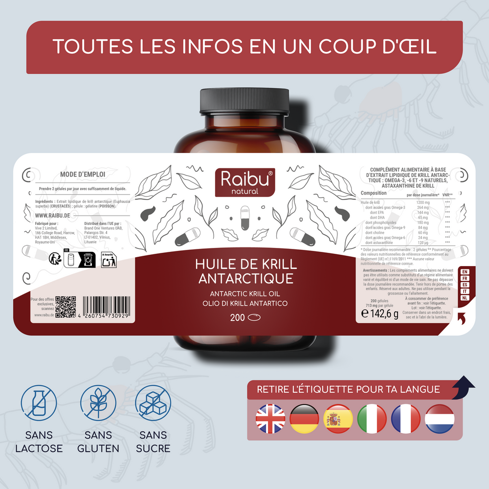 Krill Oil | 200 capsules (fr)