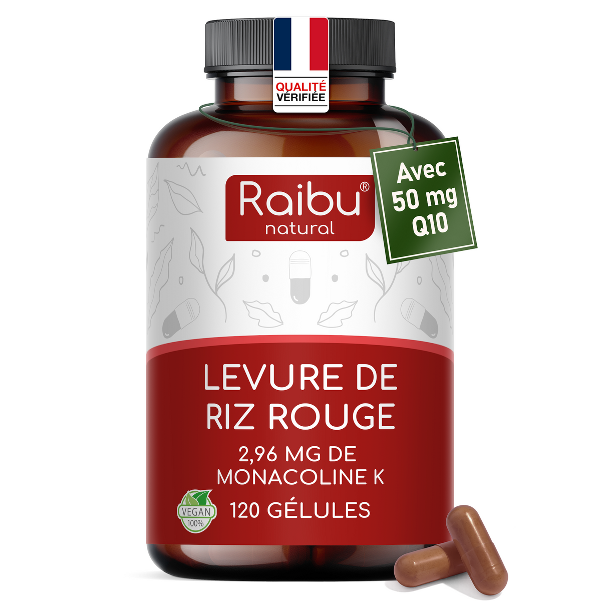 Levure de riz rouge | 120 gélules