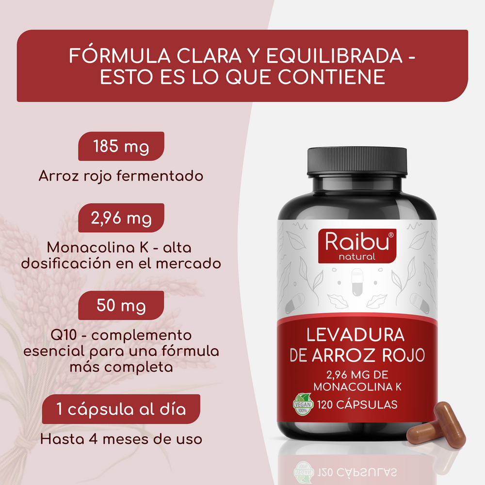 Red Rice Yeast | 120 Capsules (es)