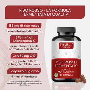 Red Rice Yeast | 120 Capsules (it)