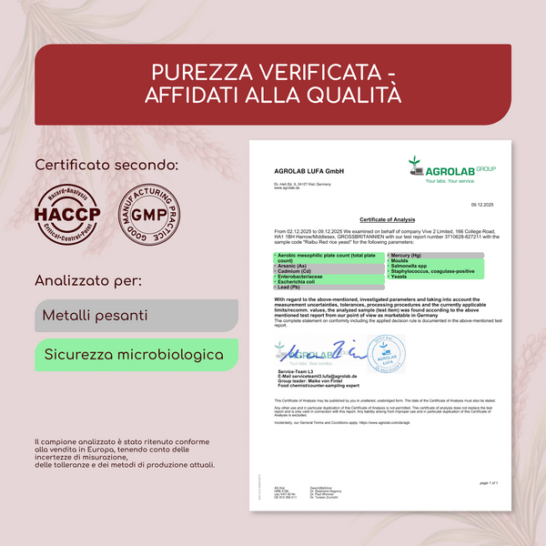 Red Rice Yeast | 120 Capsules (it)