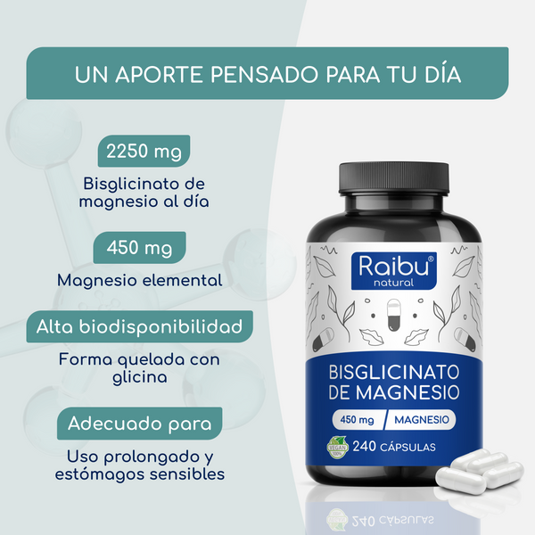 Magnesium Bisglycinat | 240 capsules (es)