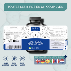 Magnesium Bisglycinat | 240 capsules (fr)