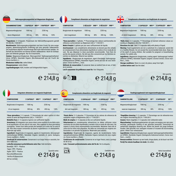 Magnesium Bisglycinat | 240 capsules (fr)