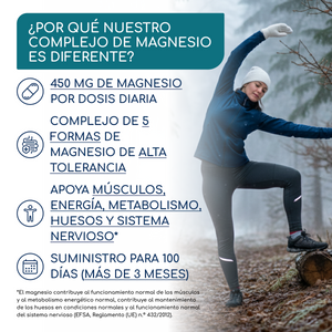 Complejo de magnesio | 200 cápsulas