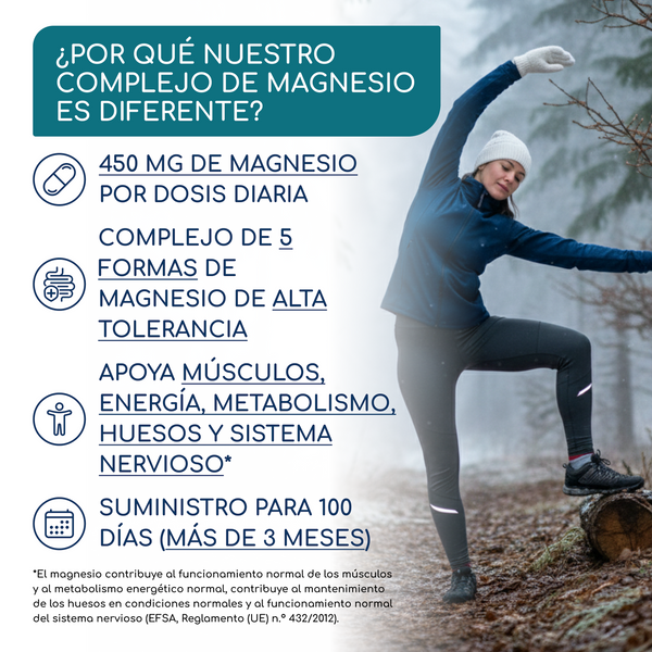 Complejo de magnesio | 200 cápsulas
