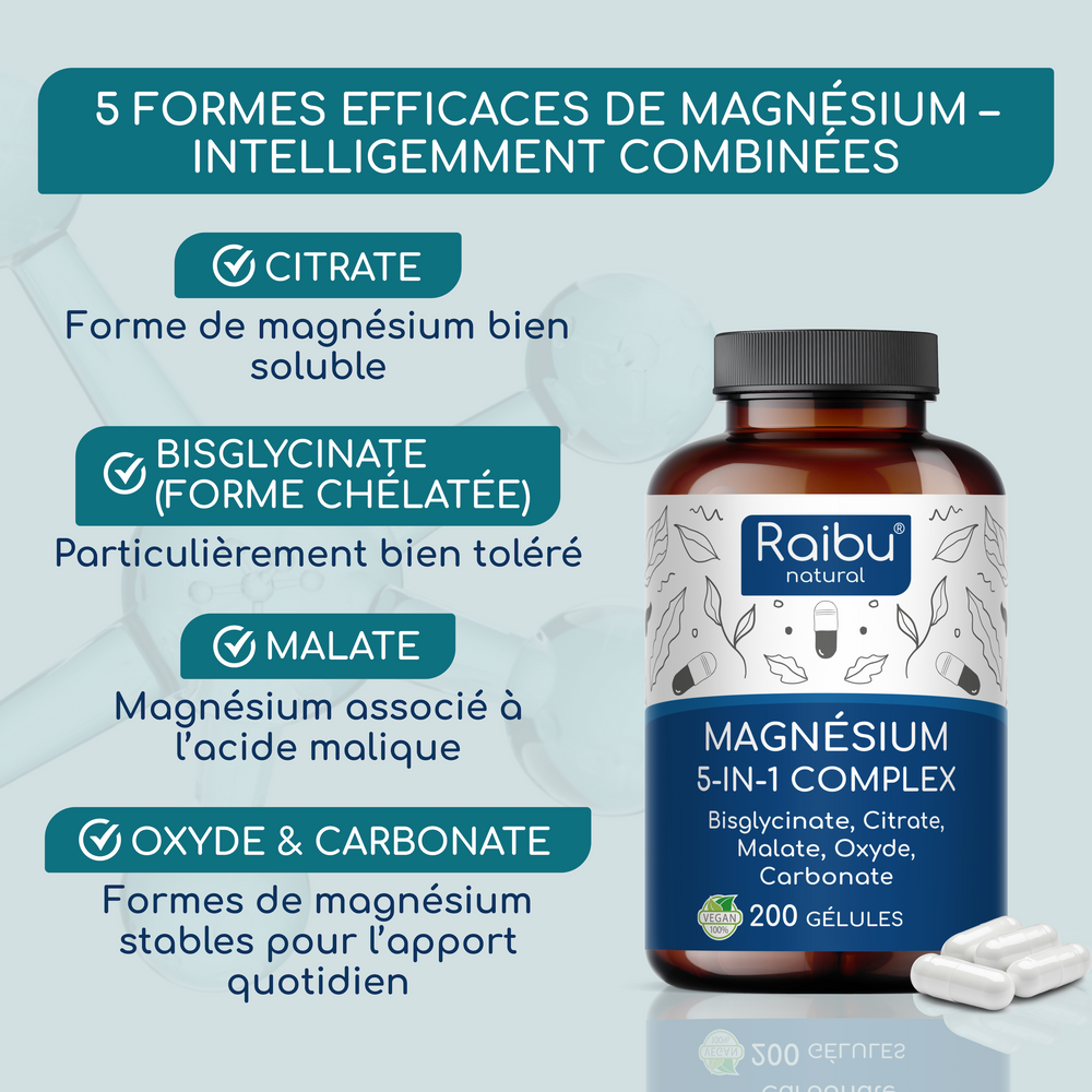 Magnesium-Complex | 200 capsules (fr)