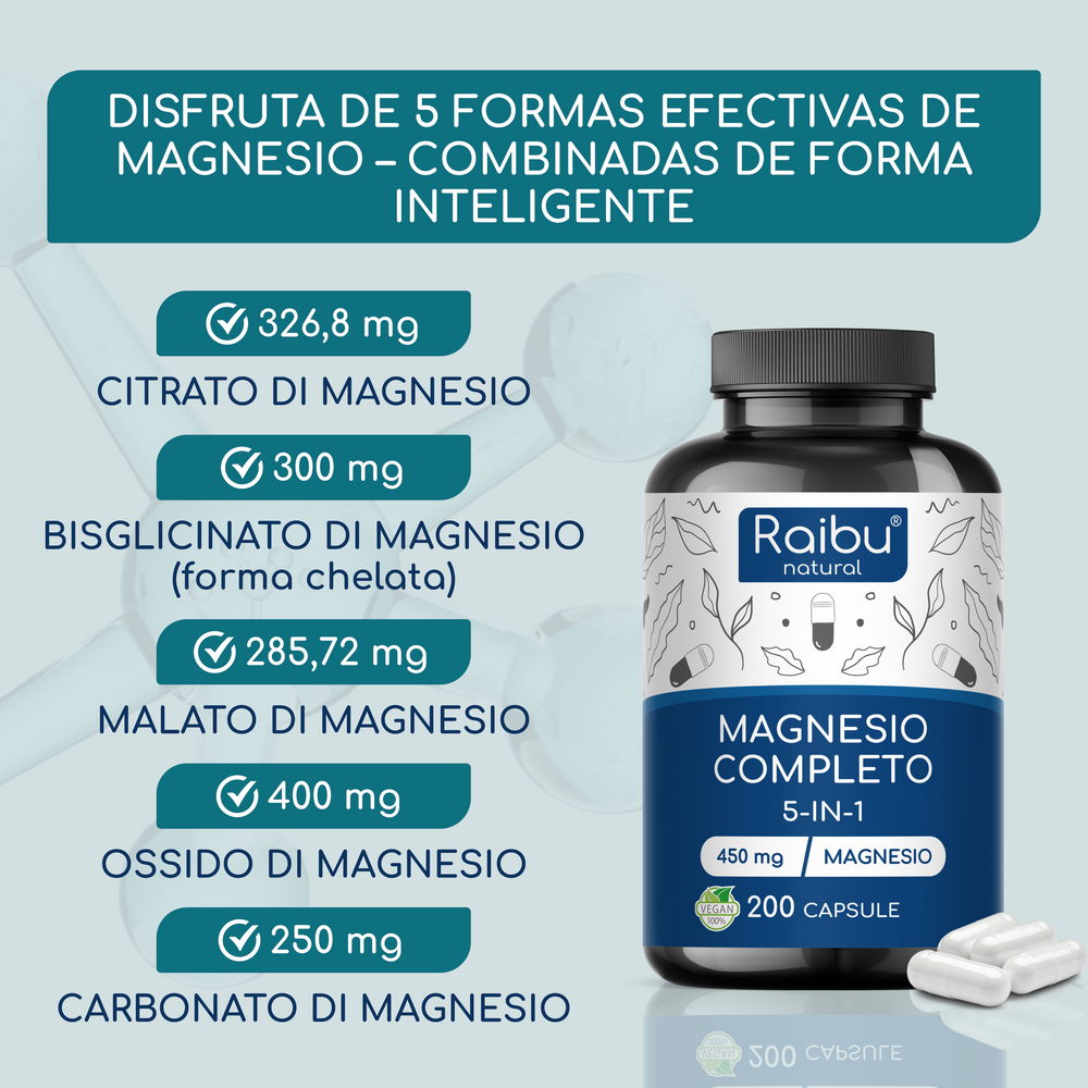 Magnesium-Complex | 200 capsules (it)