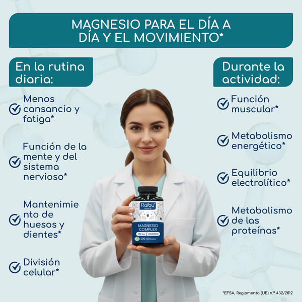 Complejo de magnesio | 200 cápsulas