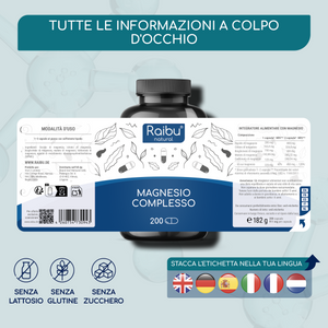 Magnesium-Complex | 200 capsules (it)