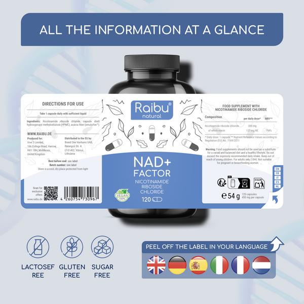 NAD+ Factor | 120 capsules (uk)