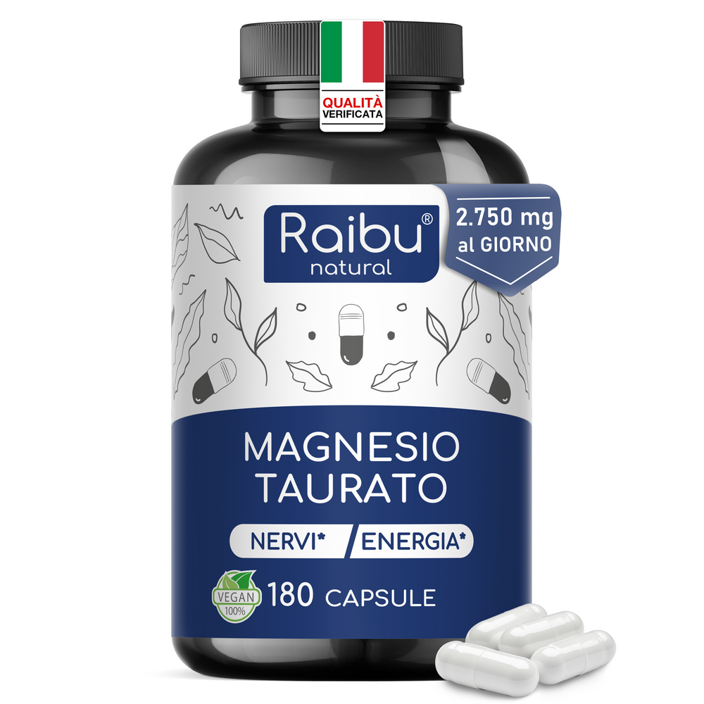 Magnesio Taurato | 180 capsule