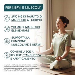 Magnesio Taurato | 180 capsule