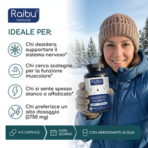 Magnesio Taurato | 180 capsule