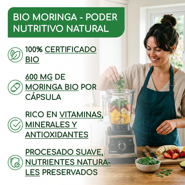 Moringa BIO | 270 capsules (es)
