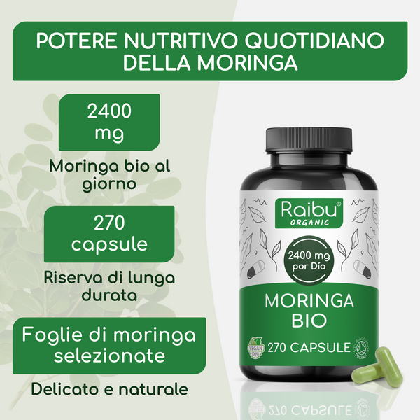 Moringa BIO | 270 capsules (it)