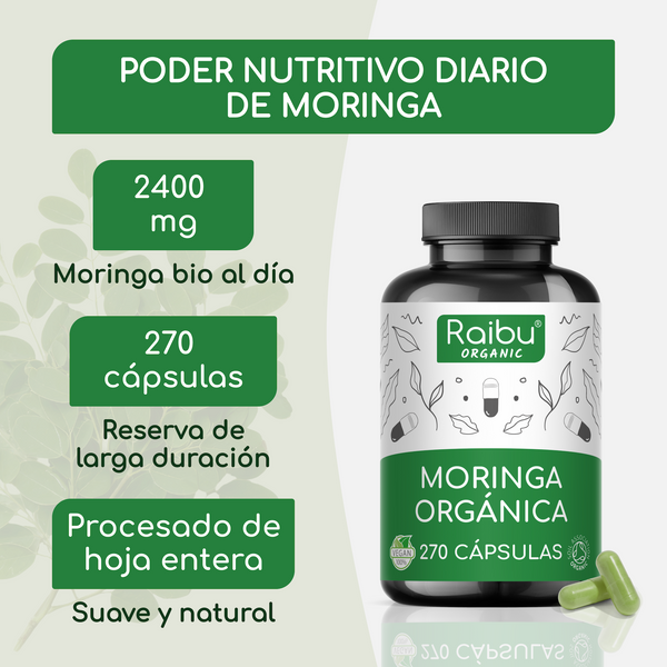 Moringa BIO | 270 capsules (es)