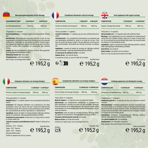 Moringa BIO | 270 capsules (es)